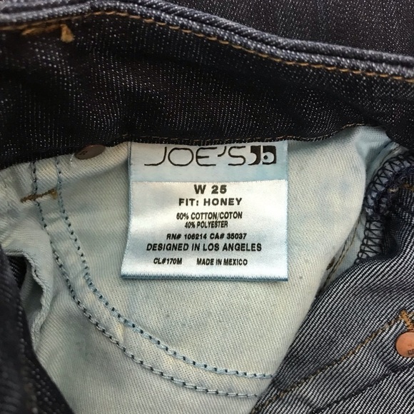 Joes Honey Nico Curvy Bootcut Dark Jeans 25 - Picture 6 of 7